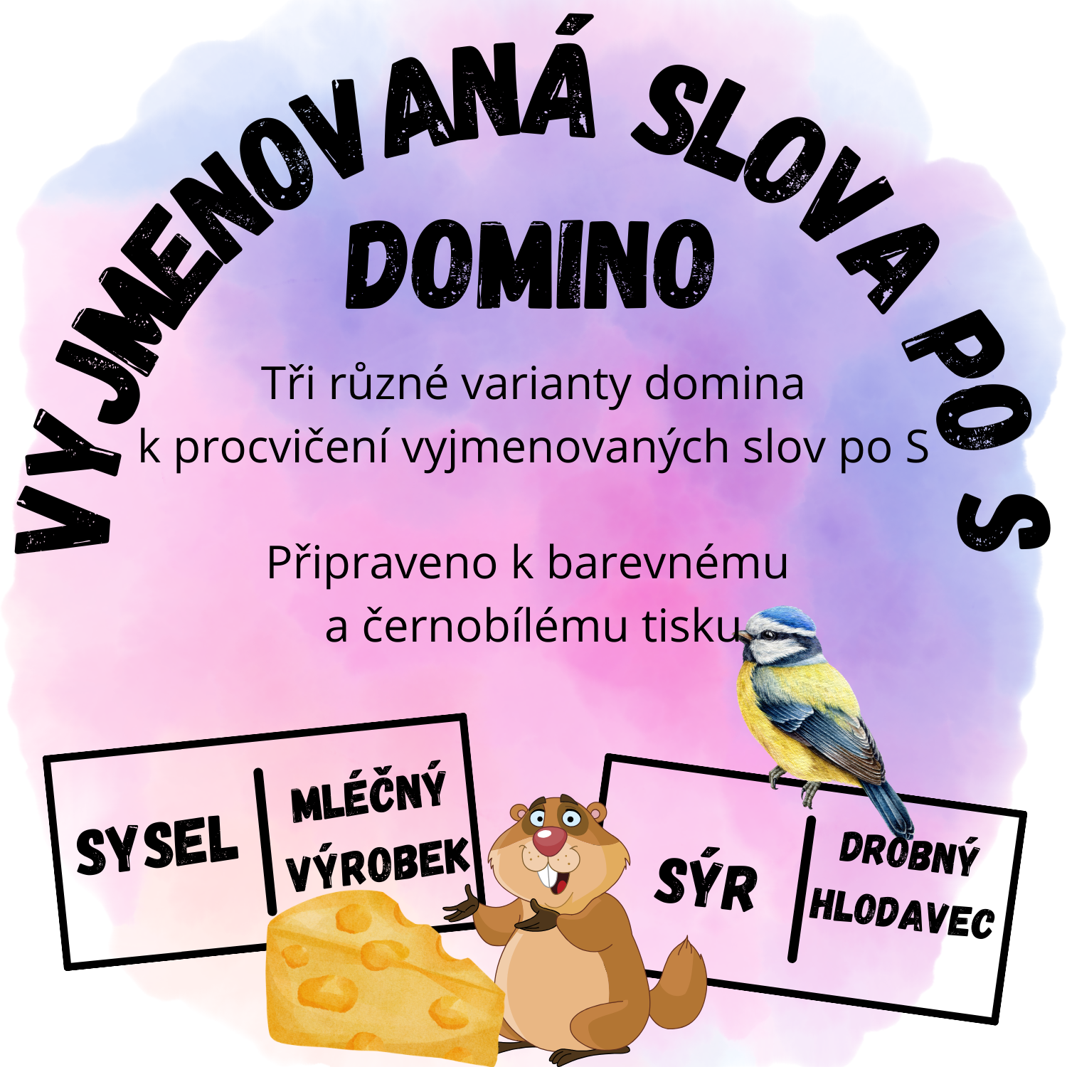 Vyjmenovan Slova Po S Domino Esk Jazyk Gramatika